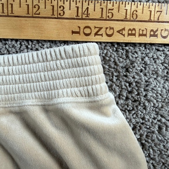Abercrombie‎ Fitch Velour Jogger Sweatpants Large Athletic pull on cozy cuffed - Picture 6 of 8